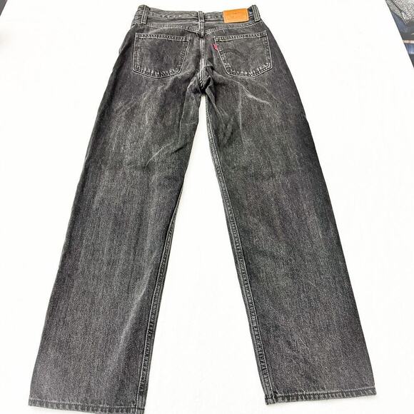 Levi's Dad Jean Charcoal Loose Fit Charcoal Black Denim Pants Size 25 - Picture 3 of 9
